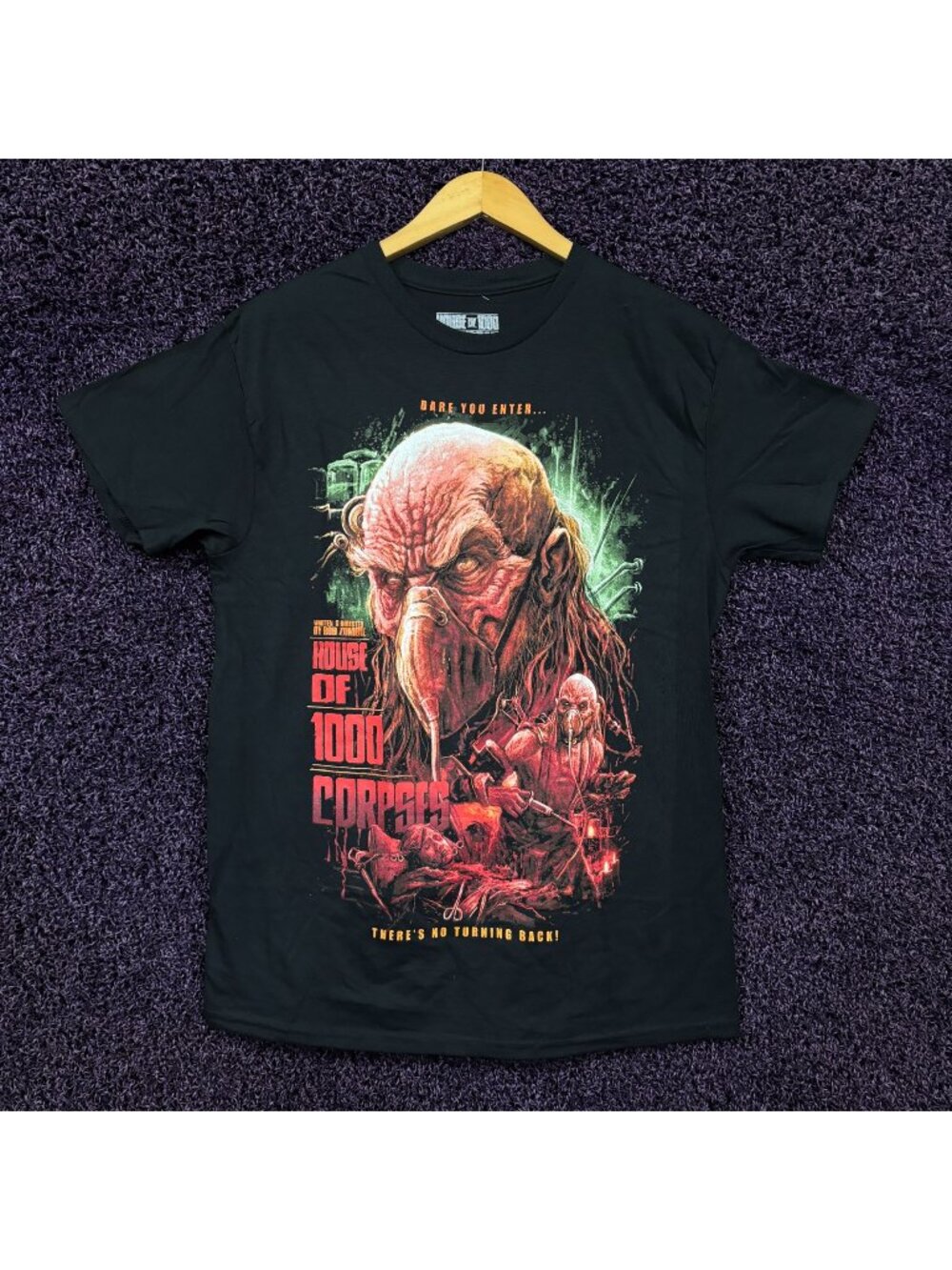 House of 1000 Corpses Dare to Enter...There's no Turning Back T-Shirt Size Mediu